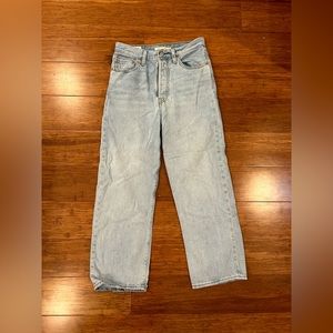 Levi’s Ribcage Straight in light wash